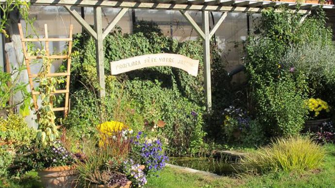 © Valérie Vidril Dès l'entrée, le végétal est mis en scène. 