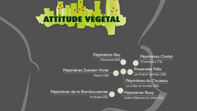 Les pépinières du groupement Attitude végétal sont réparties dans le grand Sud-Est et travaillent ensemble pour la mutualisation de leur commercialisation.