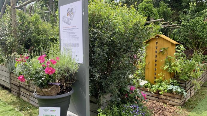Grand Prix de la création paysagère  pour cet espace conçu par Mathilde Tieleman, paysagiste.