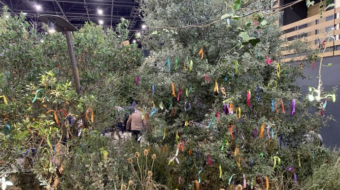 Le jardin éphémère L’IM.PAS.SI.SAGE d'Antoine de Lavalette sur le thème imposé de la « Biodiver’cité : Comment habiter la ville de demain ? ».