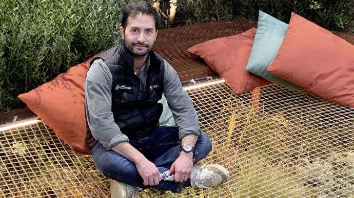 Antoine de Lavalette vainqueur du Carré des jardiniers 2023 dans son jardin L’IM.PAS.SI.SAGE.