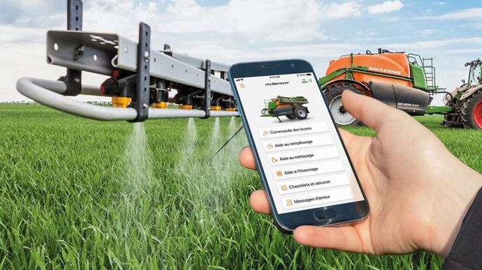 Amazone est récompensé dans la catégorie « digital » pour son application MySprayer qui permet de piloter plusieurs fonctions du pulvérisateur à distance, depuis le smartphone. Cette solution permet notamment de contrôler les buses sans faire des allers-retours en cabine.