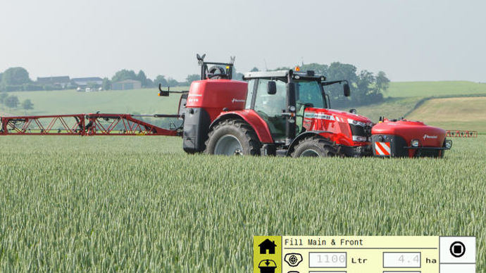 Kverneland reçoit une étoile pour la technologie TwinFill, un programme de remplissage automatique pour pulvérisateur porté et cuve avant. Son objectif est d’automatiser le remplissage et l’incorporation des produits phytosanitaires pour un pulvérisateur porté en combinaison avec une cuve frontale lorsqu’elle est utilisée pour augmenter la capacité de l’ensemble, tout en assurant une bouillie homogène entre les deux cuves.