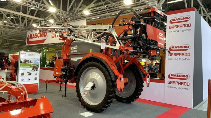 Les pulvérisateurs de la gamme Campo Ultra Isotronic de Maschio Gaspardo peuvent désormais être équipés de la dernière rampe en aluminium du constructeur qui se déploie jusqu’à 38 mètres.