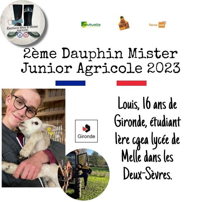 2 e dauphin mister agri junior 2023