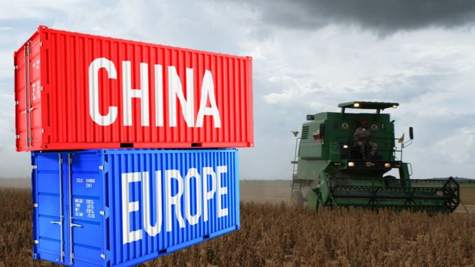 Importations chinoises et européennes de soja