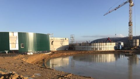 L'unité de méthanisation Valbioénergie devrait entrer en fonctionnement en avril et l'injection de gaz débuter cet été. L'unité de méthanisation Valbioénergie devrait entrer en fonctionnement en avril et l'injection de gaz débuter cet été.