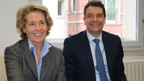 Caroline Cayeux, maire de Beauvais, et Michel Schietequatte, directeur Maschio Gaspardo France, ont confirmé leur envie de collaborer.